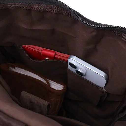 Текстильный большой дорожный рюкзак трансформер Vintage 31х41х12 см sum0027390 - фото 6