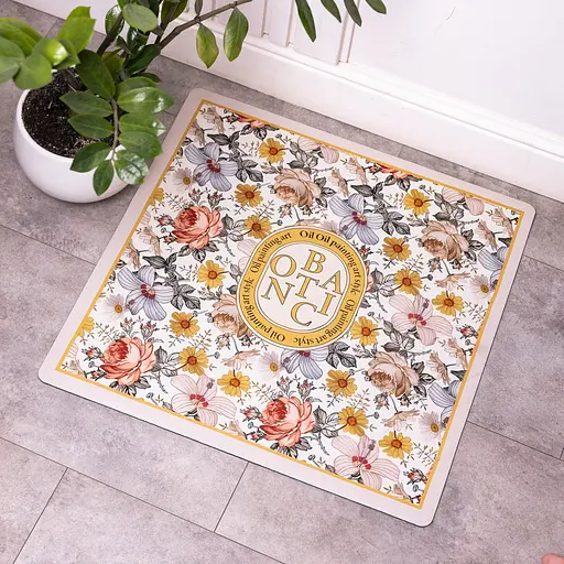 Коврик для ванной комнаты из мягкого диатомита 58×58 (см) влагопоглощающий коврик для дома ванны - фото 2