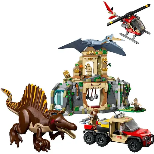 Конструктор LEGO Jurassic World Повітряна місія зі спинозавром і кетцалькоатлем 984 деталі (76976) - фото 3