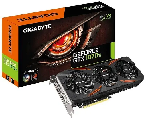 Видеокарта Gigabyte GTX 1070Ti 8Gb Gaming (GV-N107TGAMING-8GD) (GDDR5, 256 bit, PCI-E v3.0) Б/у - фото 5