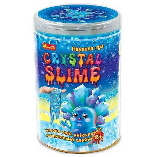 Детский набор для научных опытов Слизь маленькая. Хрустальный (синий) 0348У