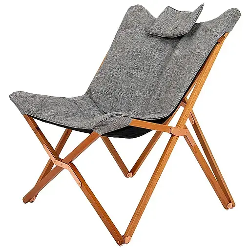 Стул раскладной Bo-Camp Bloomsbury L Grey (1200370) - фото 5