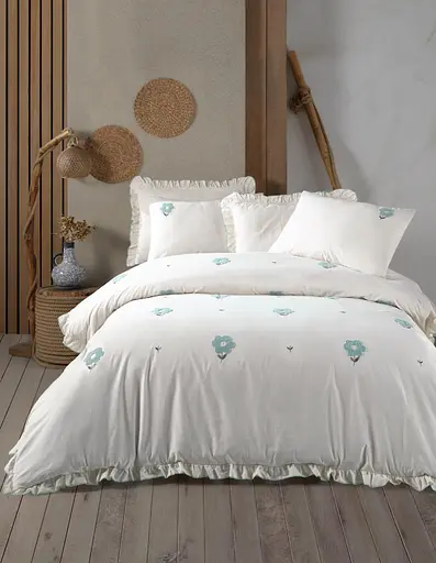 Постельное белье Florita Mint Варена Хлопок Saheser pbe0051785 - фото 1