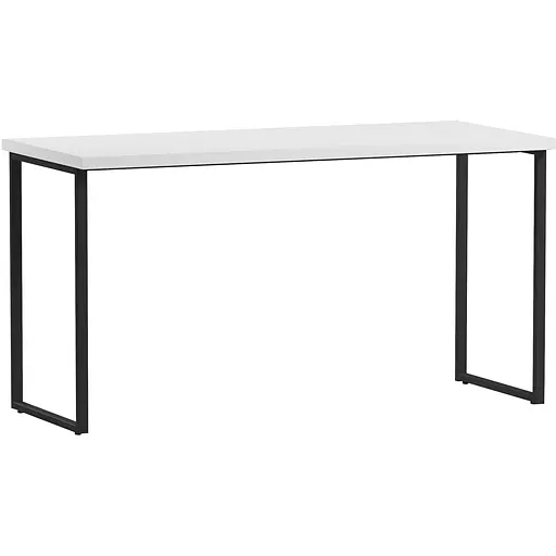 Стіл прямий лофт ОП-152 Orange-Line 1400х600х750 Чорний/Білий