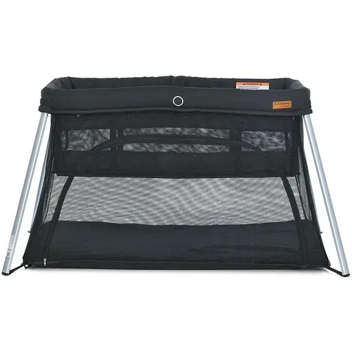 Кроватка-манеж El Camino ME 1194 SO EASY Black 2 уровня матрас чехол до 15 кг - фото 2