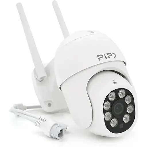 Wi-Fi/LAN відеокамера вулична Pipo SD/карта 5 Мп PP-IPC37D5MP25 PTZ 2.8mm ICSee - фото 1