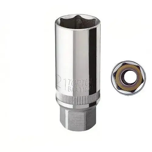 Свечевая головка 14 мм 1/2 магнитная Toptul hoz0009470 - фото 1