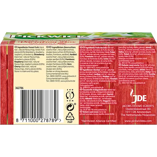 Чай чорний Pickwick Асорті з ягодами 30 г (20 шт. х 1.5 г) - фото 6