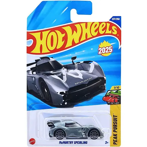 Базовая машинка Hot Wheels Peak Pursuit McMurtry Speirling серая (5785) HYW55-N521    - фото 1