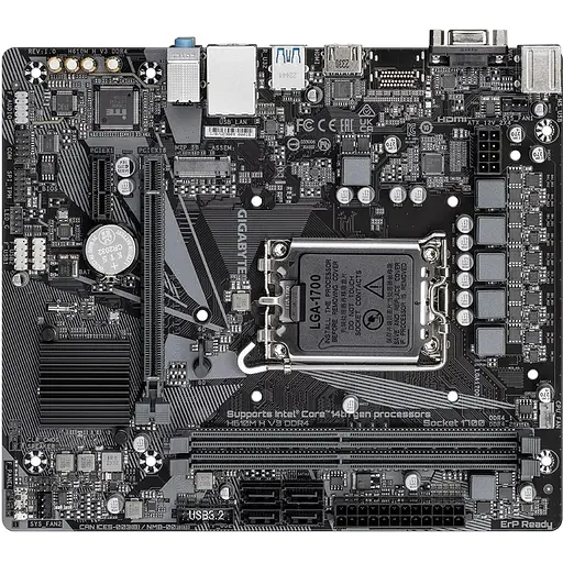 Материнская плата Gigabyte H610M H V3 DDR4 s1700 H610 2xDDR4 HDMI D-Sub mATX - фото 3