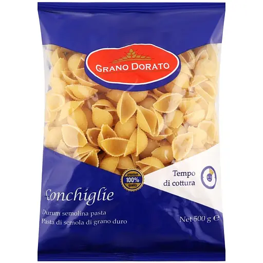 Макарони Grano Dorato Conchiglie Мушлі 500 г