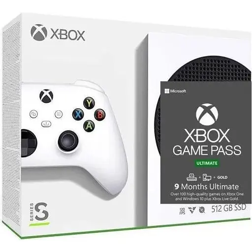 Игровая консоль Microsoft Xbox Series S 512Gb + Xbox Game Pass Ultimate (9 месяцев)