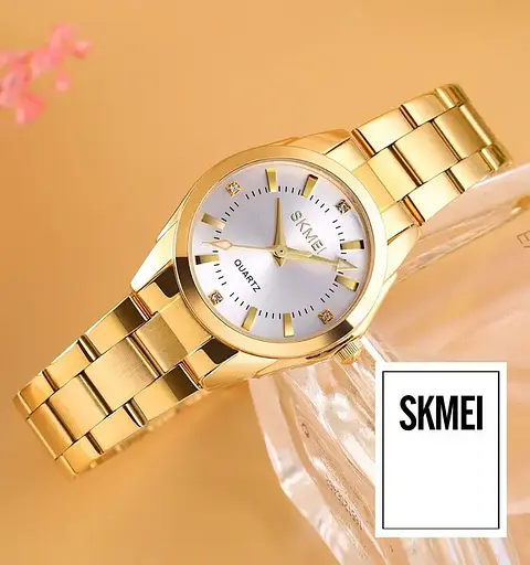 Жіночий наручний годинник Skmei 1620 (Золотистий) - фото 3
