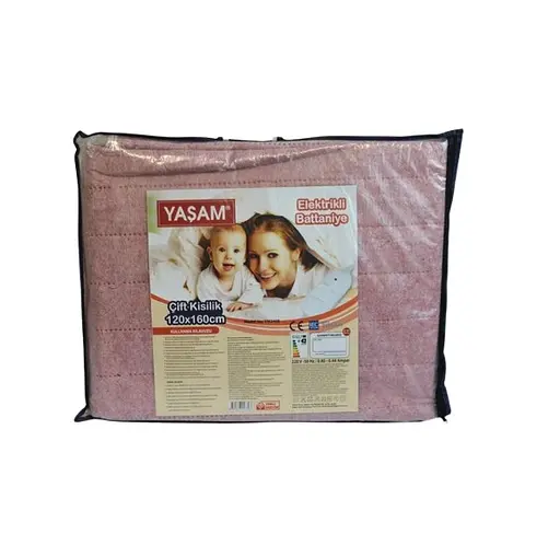 Електричне простирадло Yasam 120×160 см із підігрівом Рожевий - фото 4