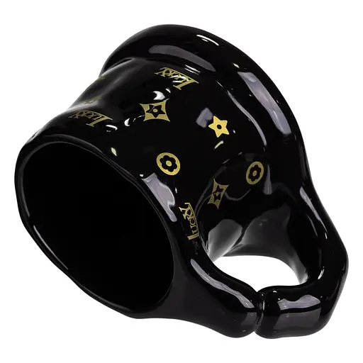 Кружка фарфоровая Lucky 500 мл черный FM-11B - фото 5