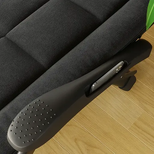 Розкладне крісло ліжко з вбудованим матрацом Leobro Black (LB-FCB-G3-BLK) - фото 4