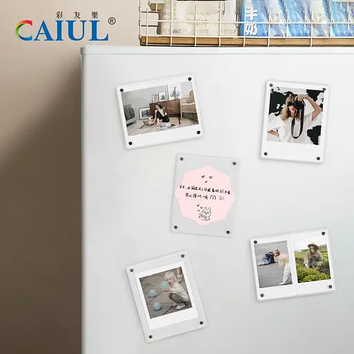 Фоторамка универсальная для Instax Mini Square Wide магнитная прозрачная - фото 3