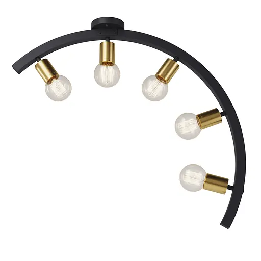 Настінне бра "Mone" PikArt арт. 19600 Золотий/чорний - фото 1