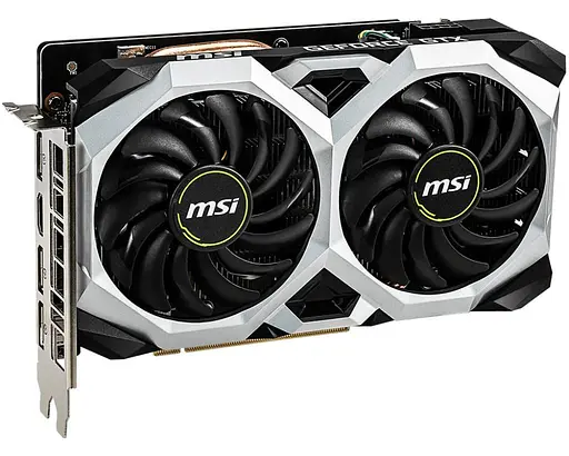 Видеокарта MSI GTX 1660Ti 6Gb Ventus XS (GTX 1660TI VENTUS XS 6G) (GDDR6, 192 bit, PCI-E 3.0 x16) Б/у - фото 2