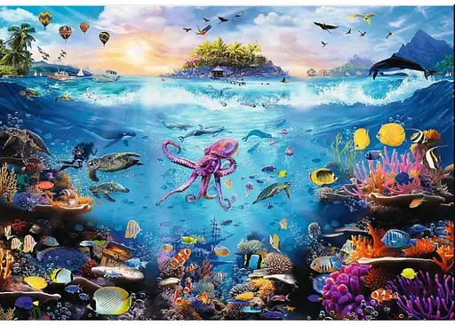 Пазл Trefl Безграничная коллекция: Погрузись в подводный рай 13500 эл. (81027) - фото 2