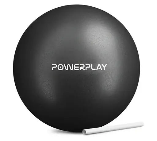 Мяч для пилатеса, йоги и реабилитации PowerPlay PP_4415 Body Shape Ball 22 см Черный (PP_4415_Black) - фото 2