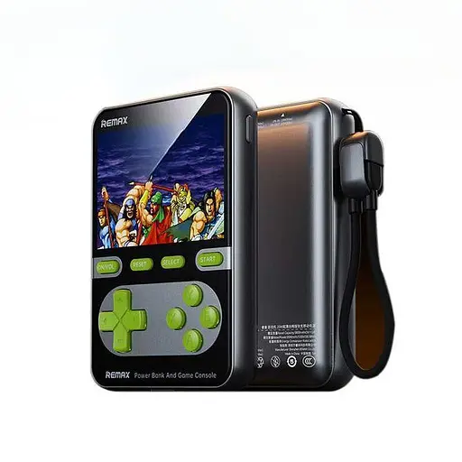 Павербанк та ігрова консоль Remax FCP-13 / 10000 мАг / 20Вт / USB-C, Lightning / PD+QC / Синій - фото 3