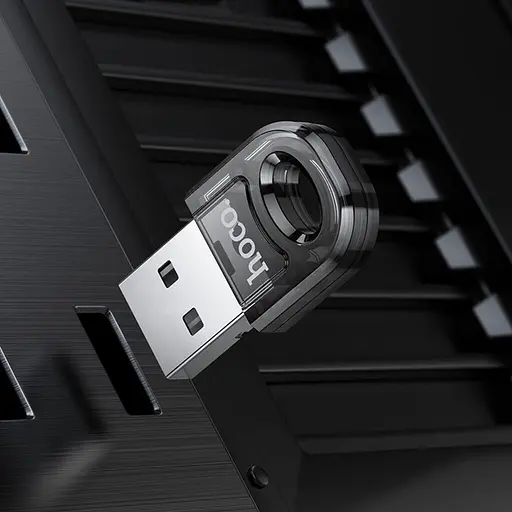 Адаптер Bluetooth HOCO UA28 USB BT adapter Black - фото 5