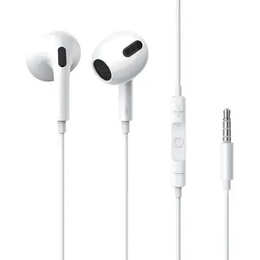 Навушники Baseus Encok 3.5mm lateral in-ear Wired Earphone H17 білі