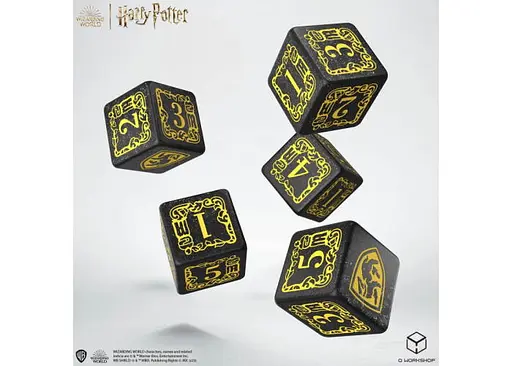 Набір кубиків Harry Potter. Hufflepuff Dice & Pouch (5 шт. + мішечок) (190142/2023/4/A/D6B) - фото 2