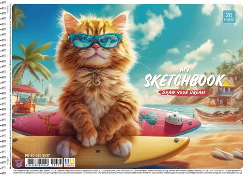 Набор альбомов для рисования 3шт. Альбом Школярик 20 л. А4 8537 4823088200249 - фото 4