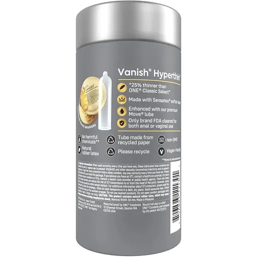 Презервативы One Vanish Hyperthin 12 шт. - фото 3