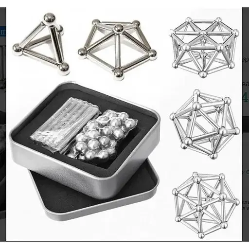 Магнітна іграшка Neocube Неокуб у квадратному боксі   - фото 2