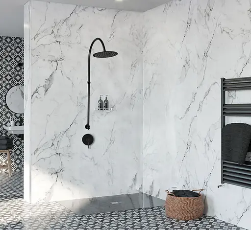 Душова система Rea Lugano black + BOX чорний матовий REA-P9301, Чорний матовий - фото 4