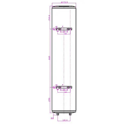 Бойлер електричний накопичувальний Willer IV50R ultra - фото 3