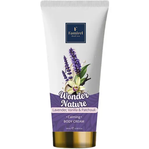 Крем для тела Famirel Лаванда Ваниль Пачули Wonder Nature Смягчение 180 мл
