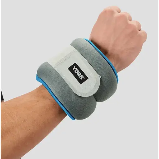 Утяжелители York Fitness Soft для рук и ног 2х2кг серый - фото 3