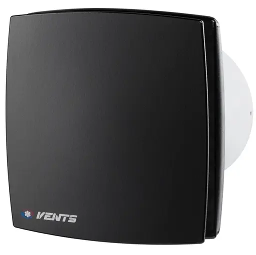 Вентилятор вытяжной бытовой Vents 100 ЛД черного цвета - фото 1