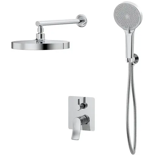 Душова система прихованого монтажу Haiba Bolero 003 HB9640, Хром - фото 1