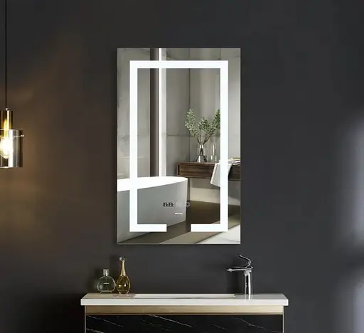 Зеркало Mixxus ARD MR06-60x80 с LED Touch, Anti-fog, димером, регулировкой яркости, часами (MI6929) - фото 9