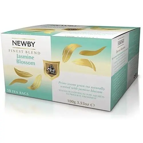 Чай зеленый Newby Цветы Жасмина в пакетиках 50 шт - фото 1
