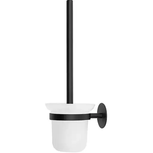 Йоршик для унітазу Rea 322222A black REA-77013, Чорний матовий - фото 1