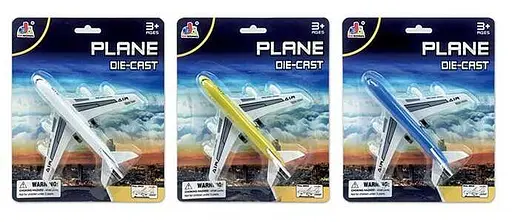 Літак DS 939, інерція, на блістері (6990531650550) Синій - фото 2