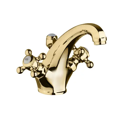 Смеситель для умывальника Kludi Adlon DN 15 золотой 510104520 - фото 1