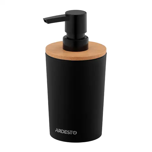 Диспенсер для мыла Ardesto Minimalism черный 380 мл (ARHB3104BB)