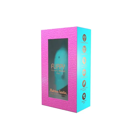 Вібратор Adrien Lastic Exploring Sense Powerful Pocket Vibe Flippy блакитний - фото 5