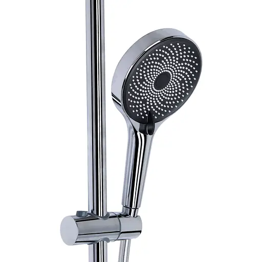 Душова система універсальна Qtap Slavonice на три споживача (з виливом) QTSLA111CRM45904 Chrome, Хром - фото 4