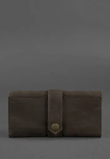 Шкіряне портмоне 3.0 темно-коричневе - фото 2