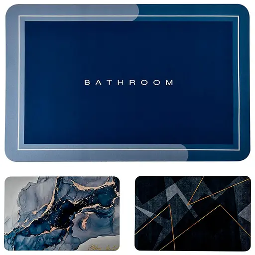 Коврик для ванной R94775-60 суперпоглощающий прямоугольный в ассортименте 40×60 см