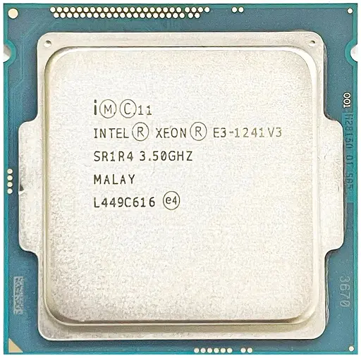 Процессор Intel Xeon e3-1241 v3 3.5-3.9 GHz, LGA1150 84W (Core i7-4770) Б/У