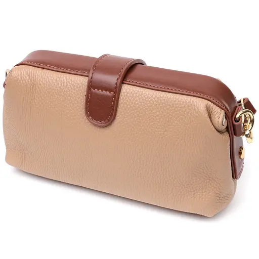 Клатч Vintage с защелкой из натуральной кожи 19.5х10х5.5 см sum0029011 - фото 2